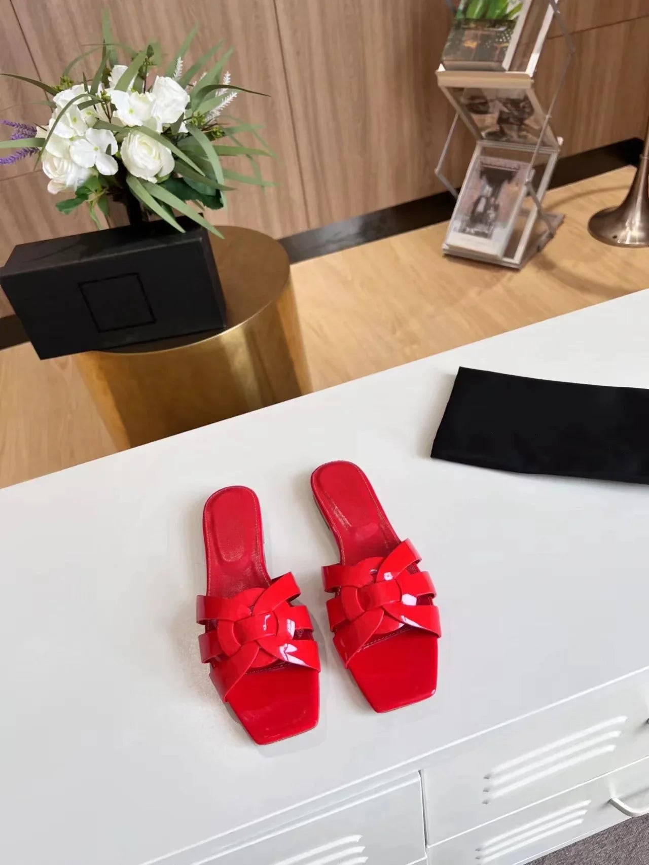 Authentic Leather Comfortable Sandal Slides