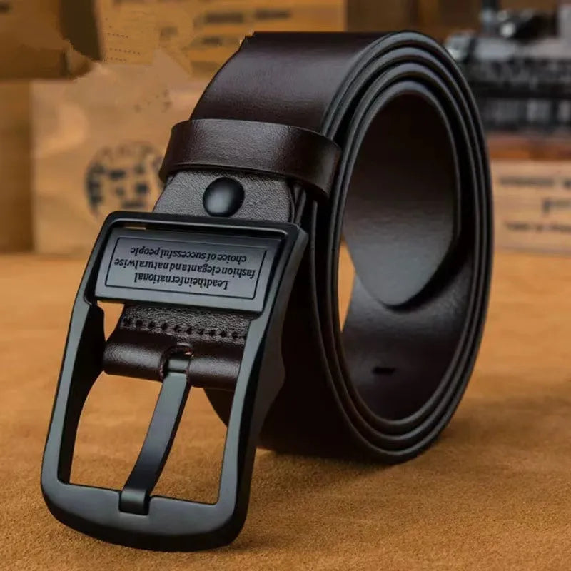 Genuine Leather Men's Western Belt - BritishElegance