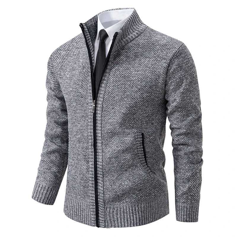 Warm Mens Zip Up Fleece Jacket