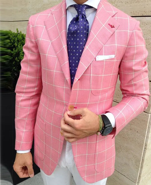 Classic Fit Men's Slim Line Blazer Jacket
