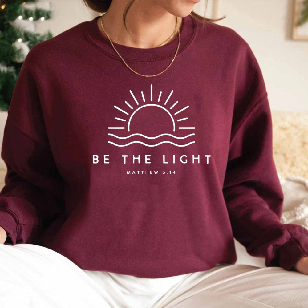Cozy Women's Graphic Crew Neck Sweater