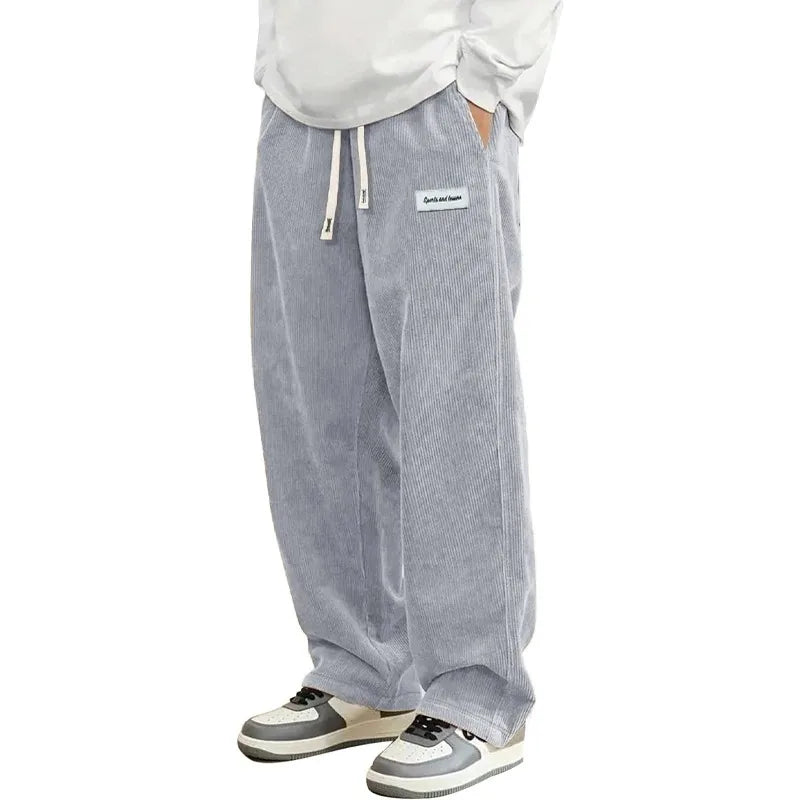 Relaxed Fit Corduroy Casual Pants