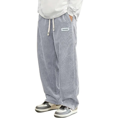 Relaxed Fit Corduroy Casual Pants