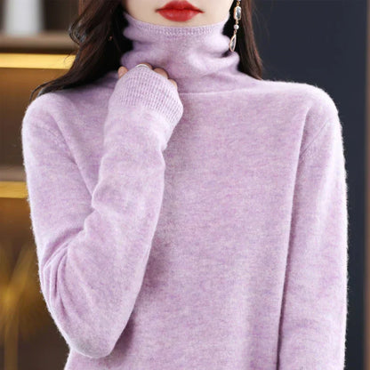 Soft Merino Wool Women's Crew Neck Sweater