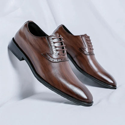 Riven Leather Shoes