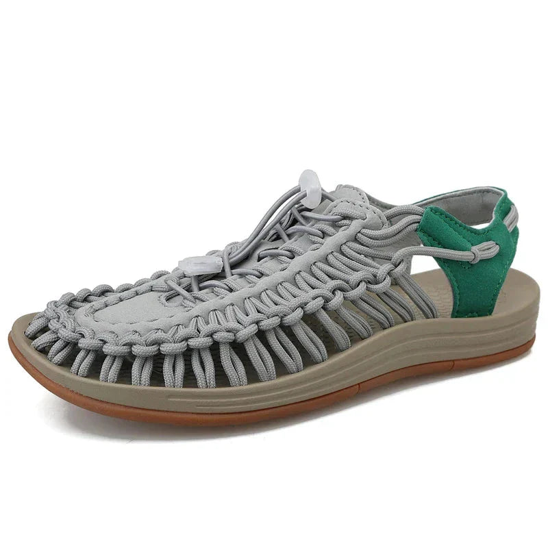 Kairo | Flex-Knit Sport Sandals – Braided Cord Design with Cushioned Sole
