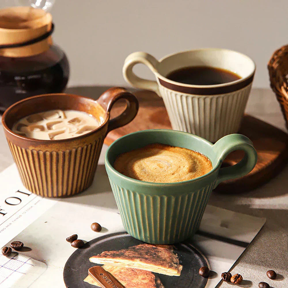 Cozy Home Ceramic Coffee Mugs - BritishElegance