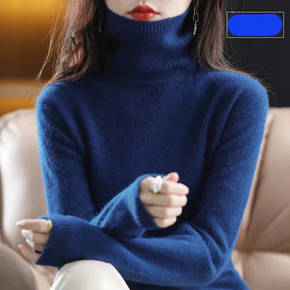 Luxury Soft Cashmere Crew Neck Winter Sweater
