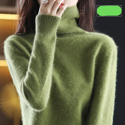 Luxury Soft Cashmere Crew Neck Winter Sweater