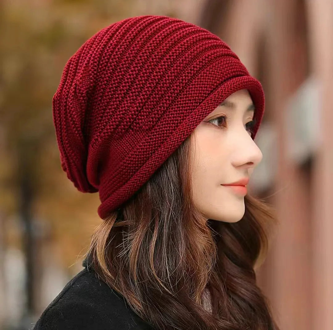 Warm Winter Slouchy Knit Beanie Hat