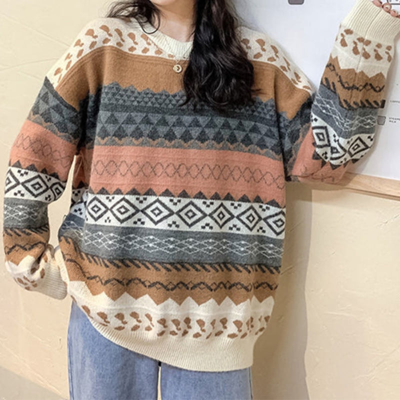 Classic Ladies Winter Knit Sweater - BritishElegance