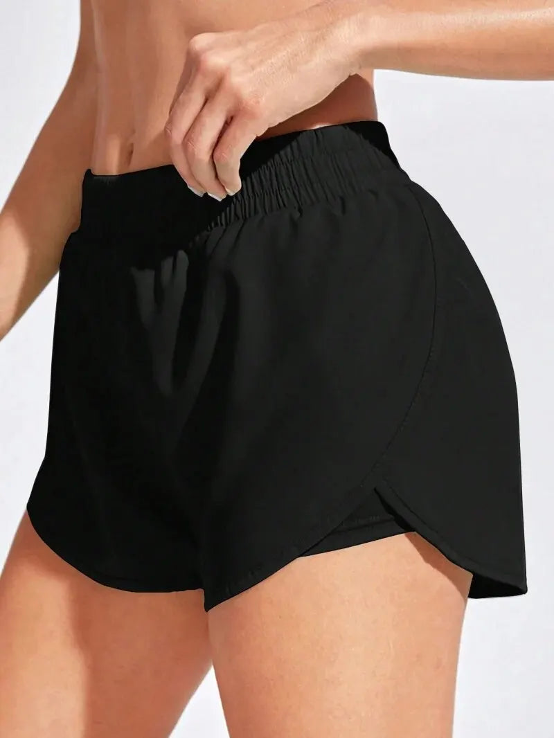 Comfortable Women's Yoga Running Shorts – Flexible Gym Wear