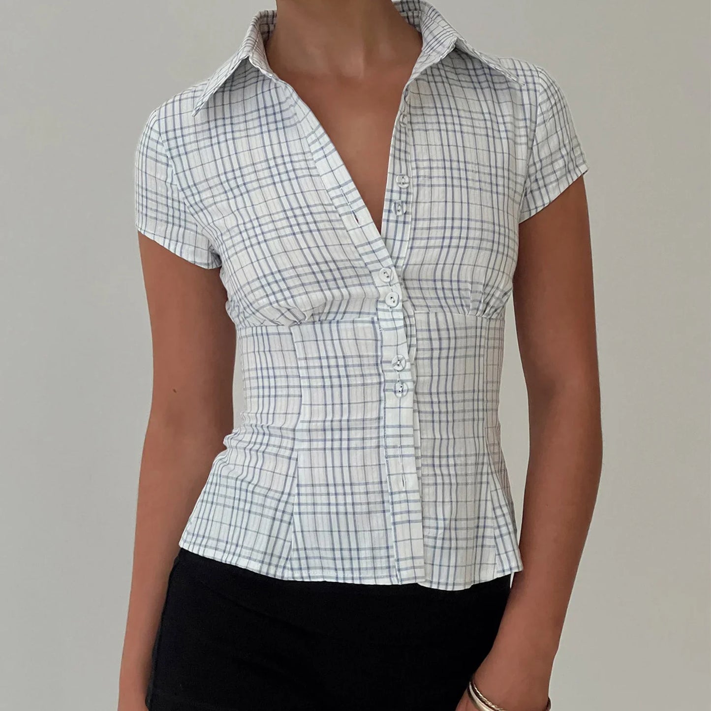 Classic Checked Casual Women's Shirt