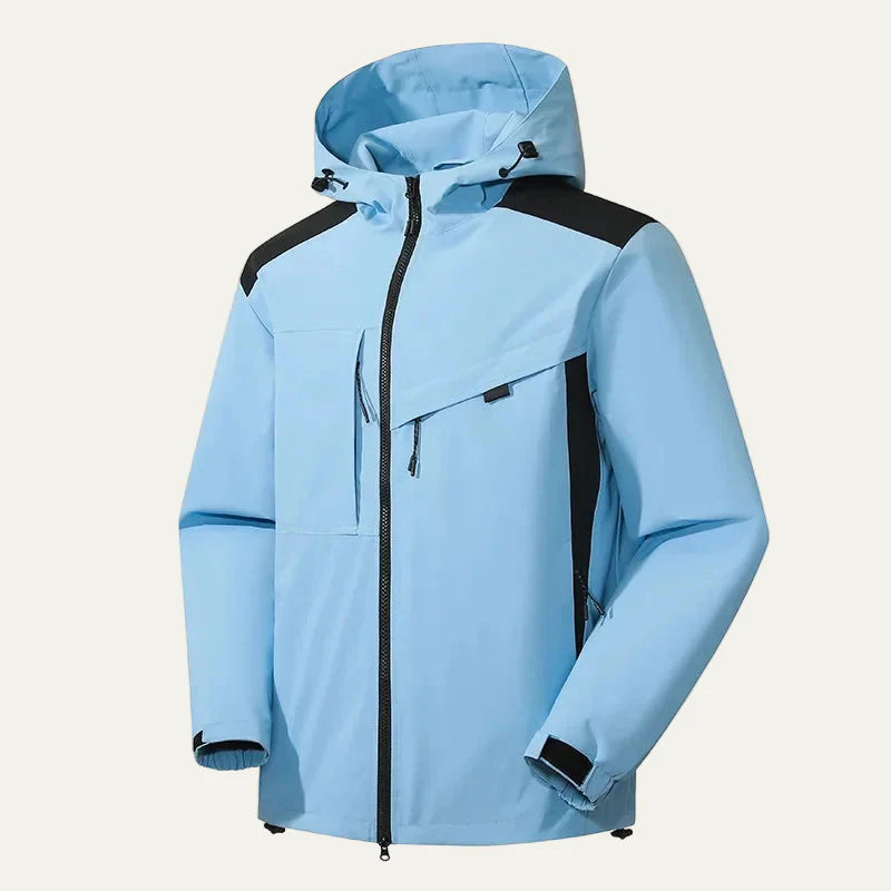 Men’s Minimalist Casual Hooded Technical Jacket