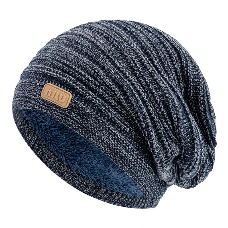 Casual Stripe Warm Winter Hat