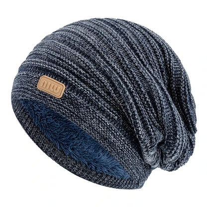 Casual Stripe Warm Winter Hat