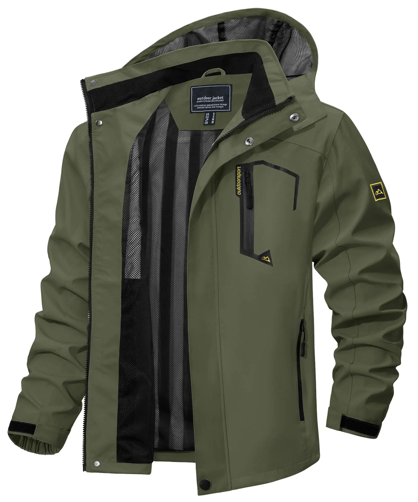 Waterproof Breathable Men's Windbreaker Jacket