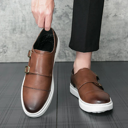 Zyden Genuine Leather Loafers