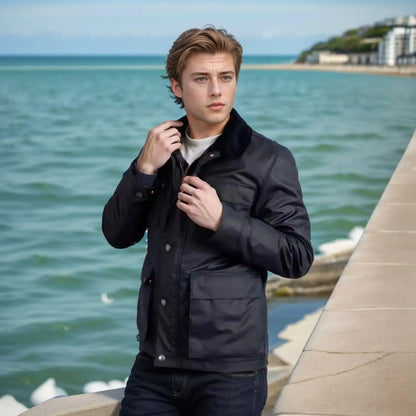Ethan – Mens Bomber Jacket - Stylish Comfort | Multi-Pocket Jacket