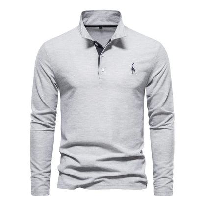 Classic Embroidered Mens Polo Shirt