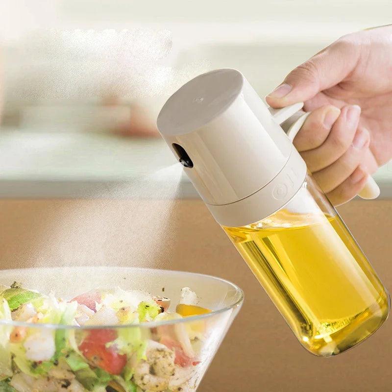 Clear Glass Oil Spray Bottle 250ml For Easy Cooking