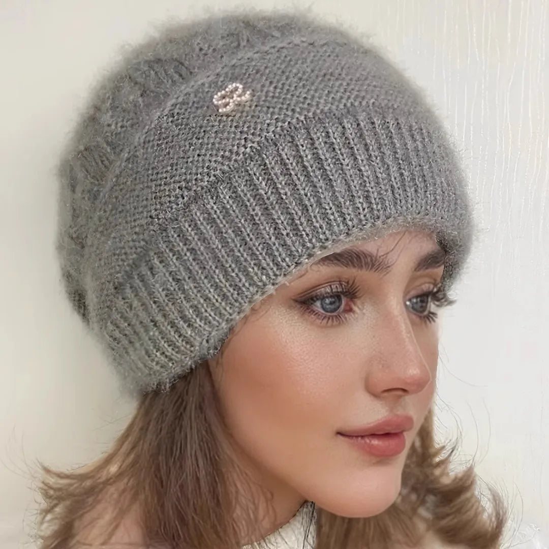 Warm Thick Cable Knit Beanie Hat