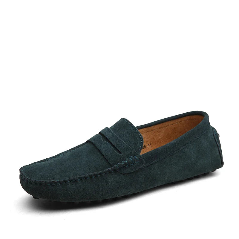 Authentic Leather Slip On Shoes