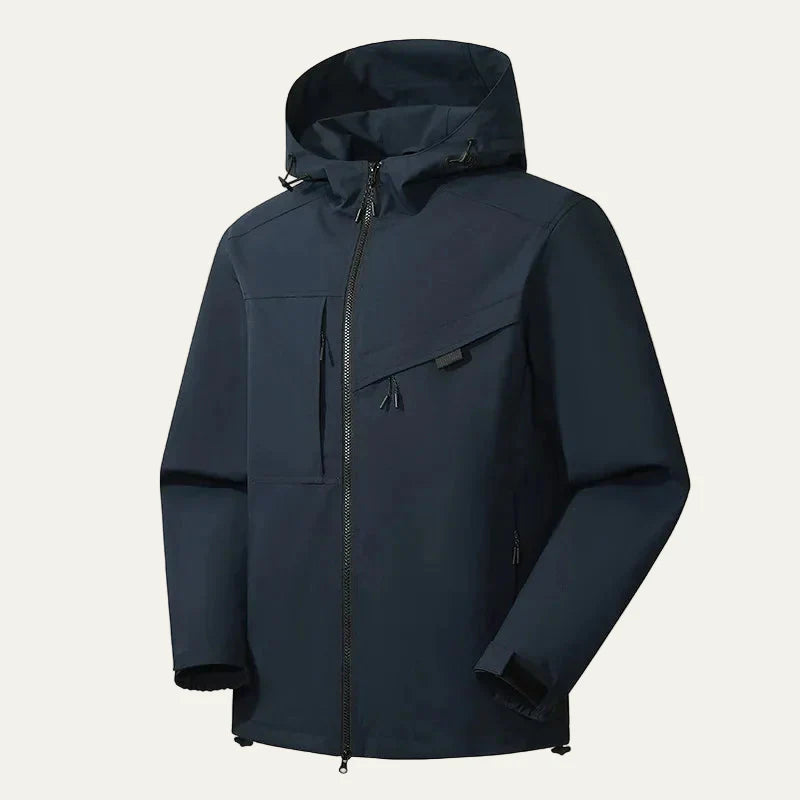 Men’s Minimalist Casual Hooded Technical Jacket