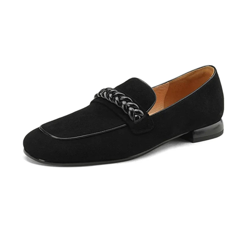 Authentic Leather Flat Women's Loafers