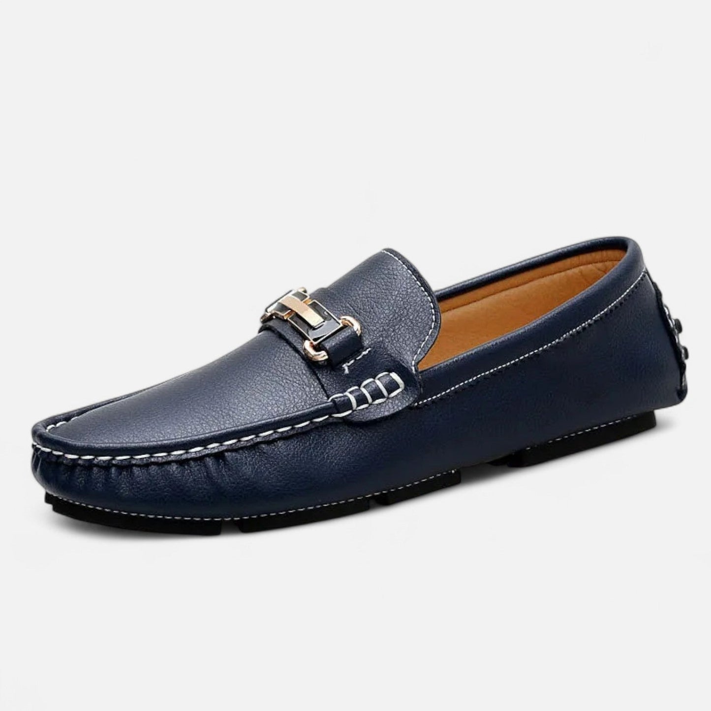 Men’s Leather Horse Bit Driving Loafers