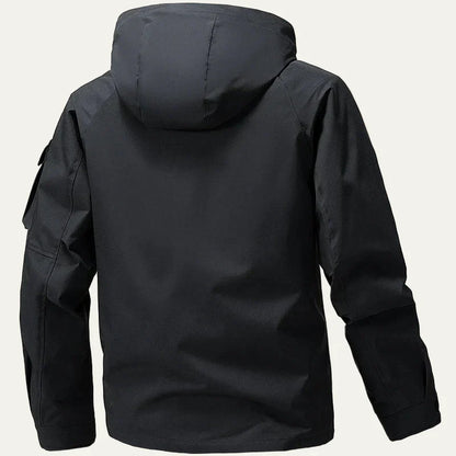 Men’s Hooded Utility Weather Jacket