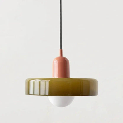 Luxury Glass Drop Pendant Light with LED