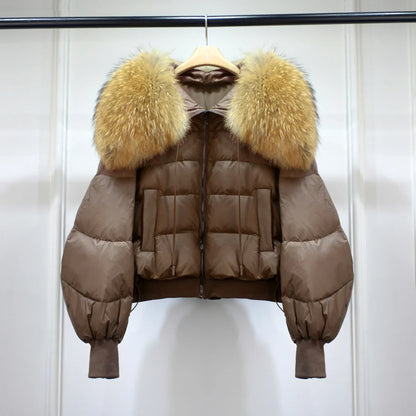 Warm Lightweight Women's Down Fill Jacket