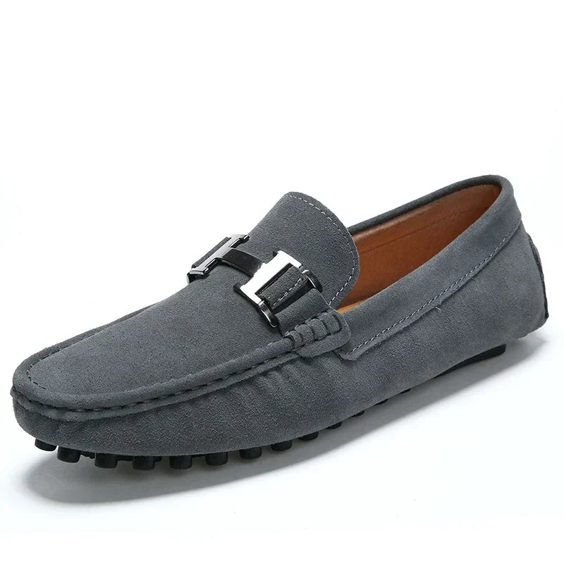 Comfortable Suede Slip-On Loafers – Men’s Soft Leather Shoes