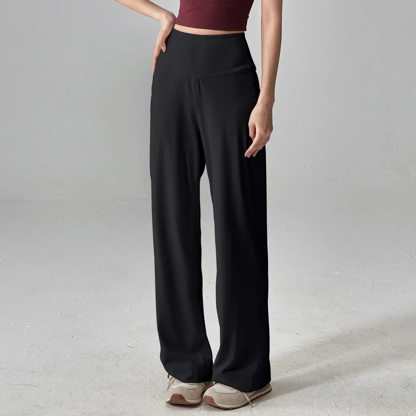 Comfortable Elastic Jogger Pants with Side Pockets