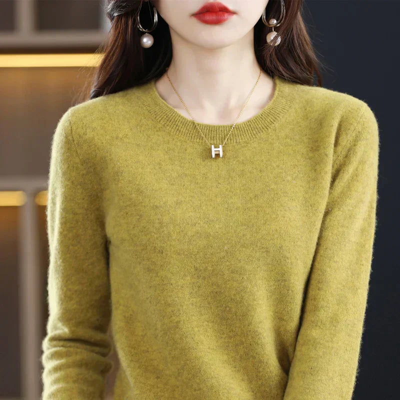 Warm Cozy Cashmere Blend Winter Sweater - BritishElegance