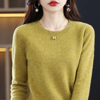 Warm Cozy Cashmere Blend Winter Sweater - BritishElegance