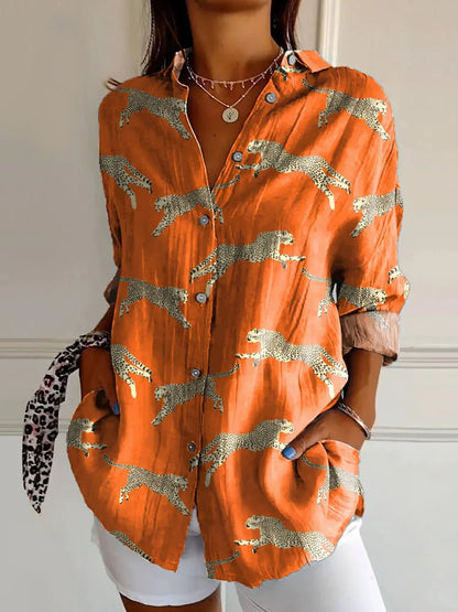 Beautiful Flower Women's Blouse Shirt