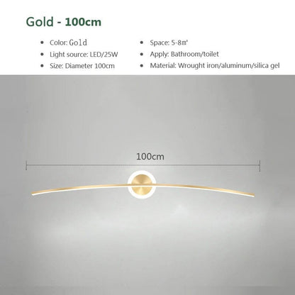 Bright LED Bathroom Wall Mirror Light