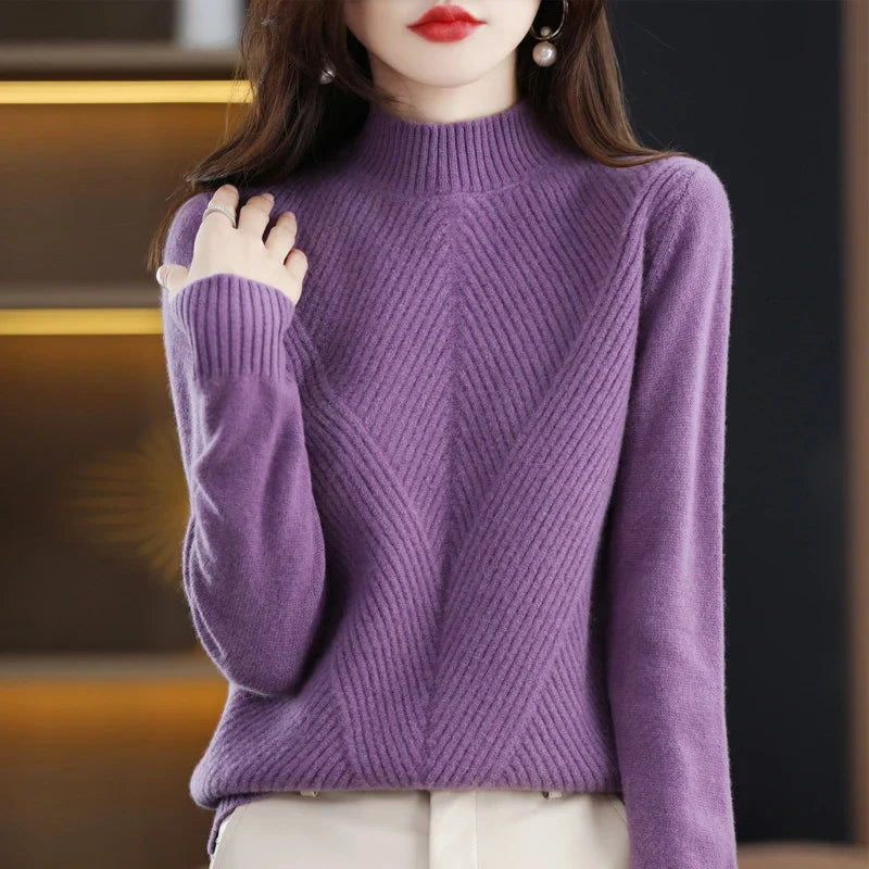 Warm Women's Cable Knit Sweater