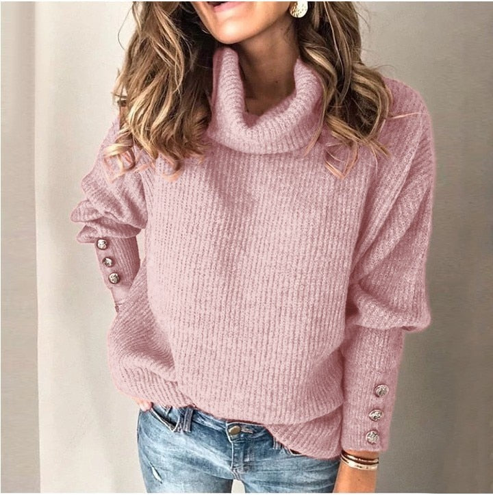 Women's Cozy Button Front Sweater