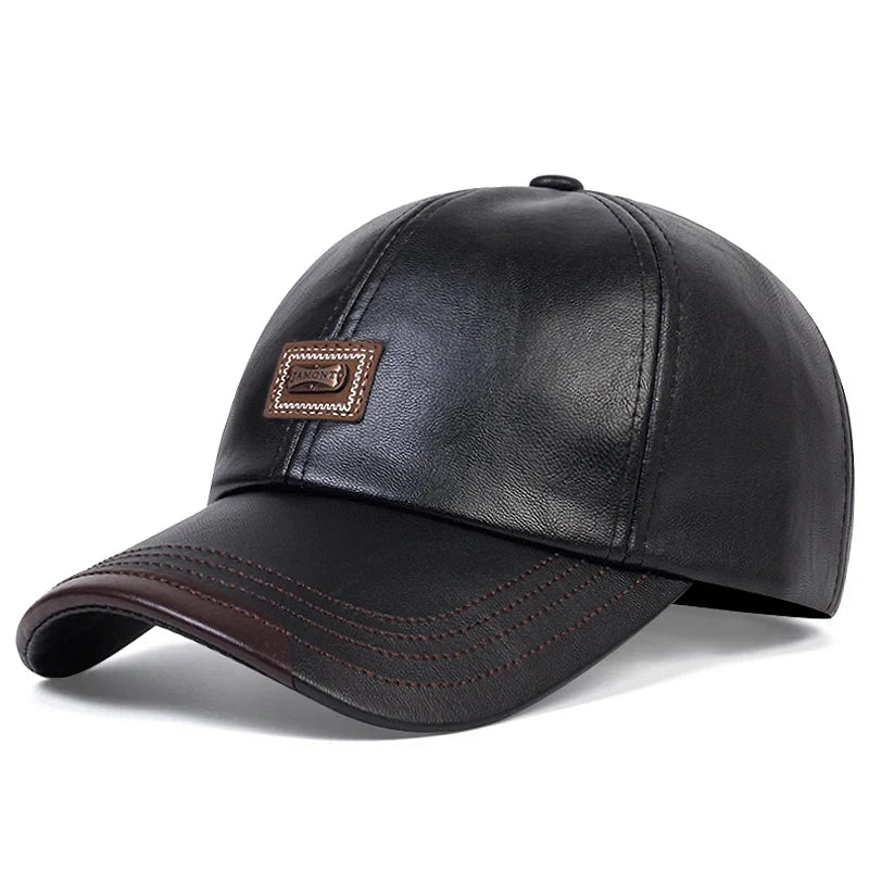 Authentic Leather Fathers Day Hat