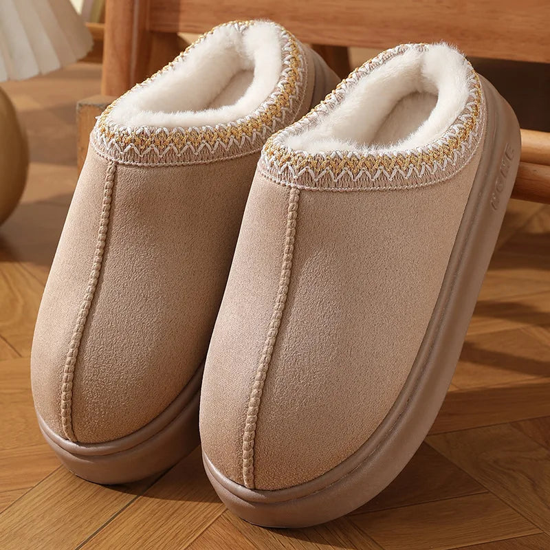Cozy Warm Women's Plush Slipper Shoes