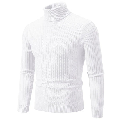 Warm Crew Neck Knit Sweater for Men