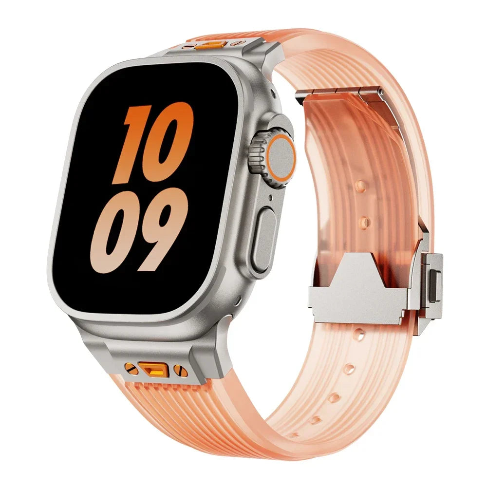 Soft Transparent Apple Watch Band For Daily Wear