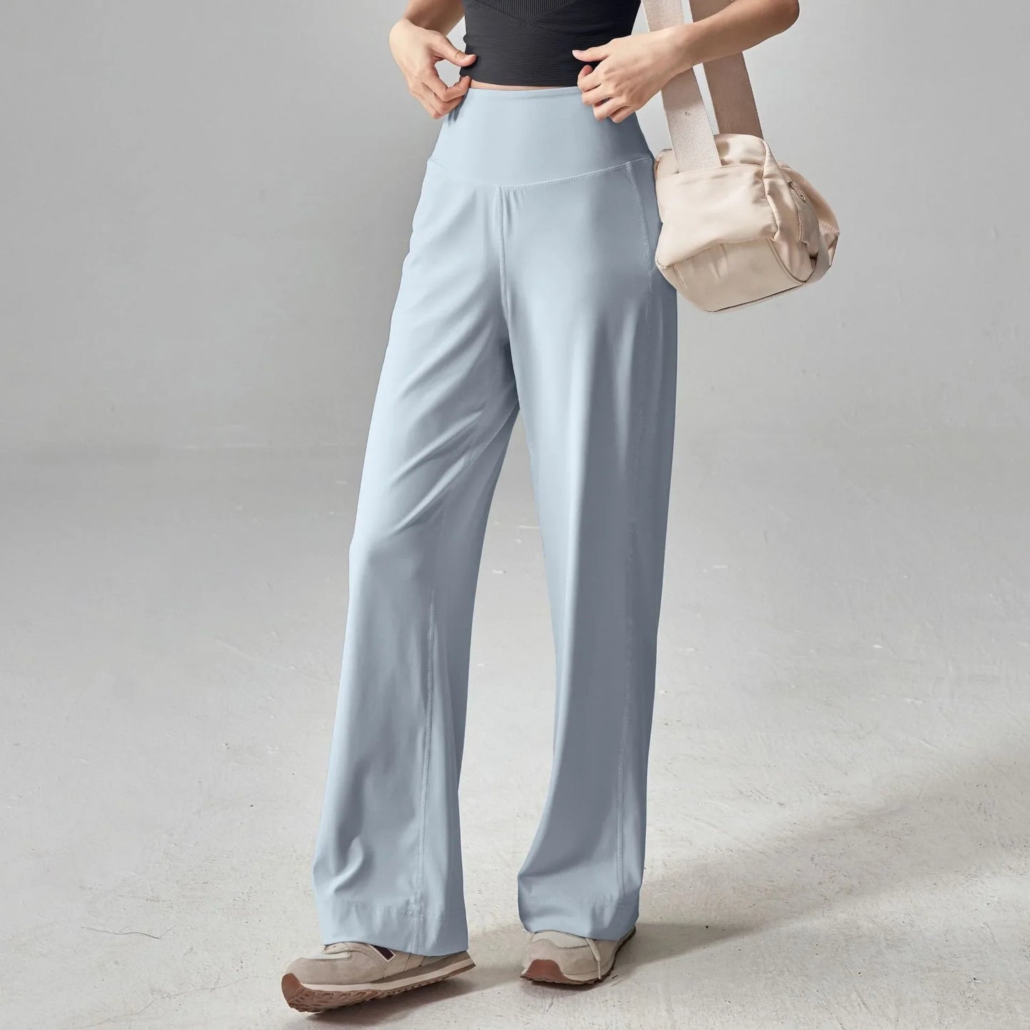 Comfortable Elastic Jogger Pants with Side Pockets