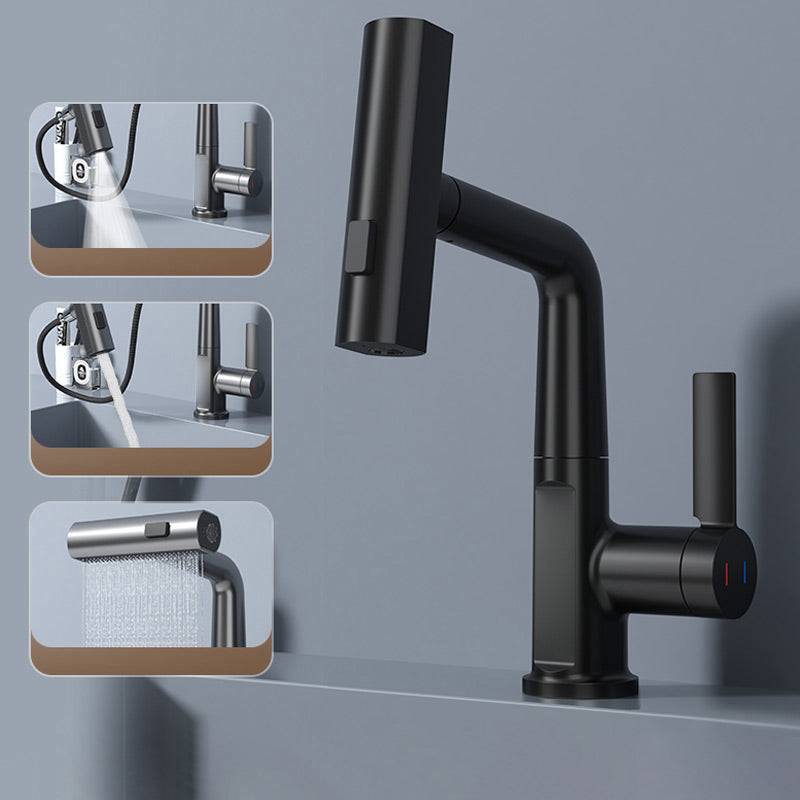 Long Reach Pull Out Kitchen Faucet With 60cm Hose