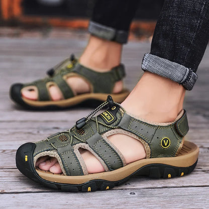 Breathable Leather Sandals