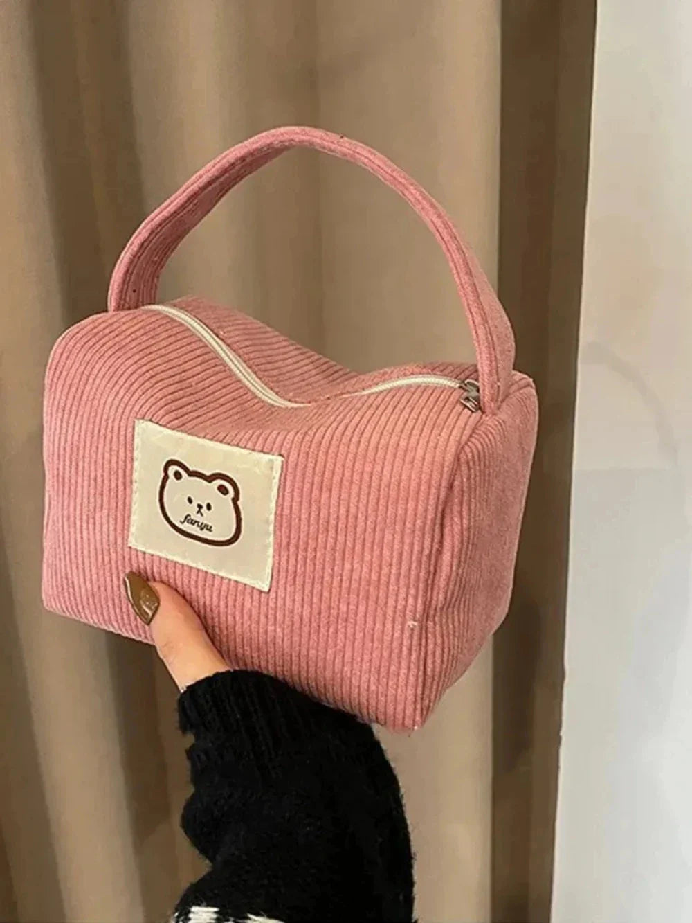 Big Storage Makeup Pouch for Women - Soft Cosmetic Case