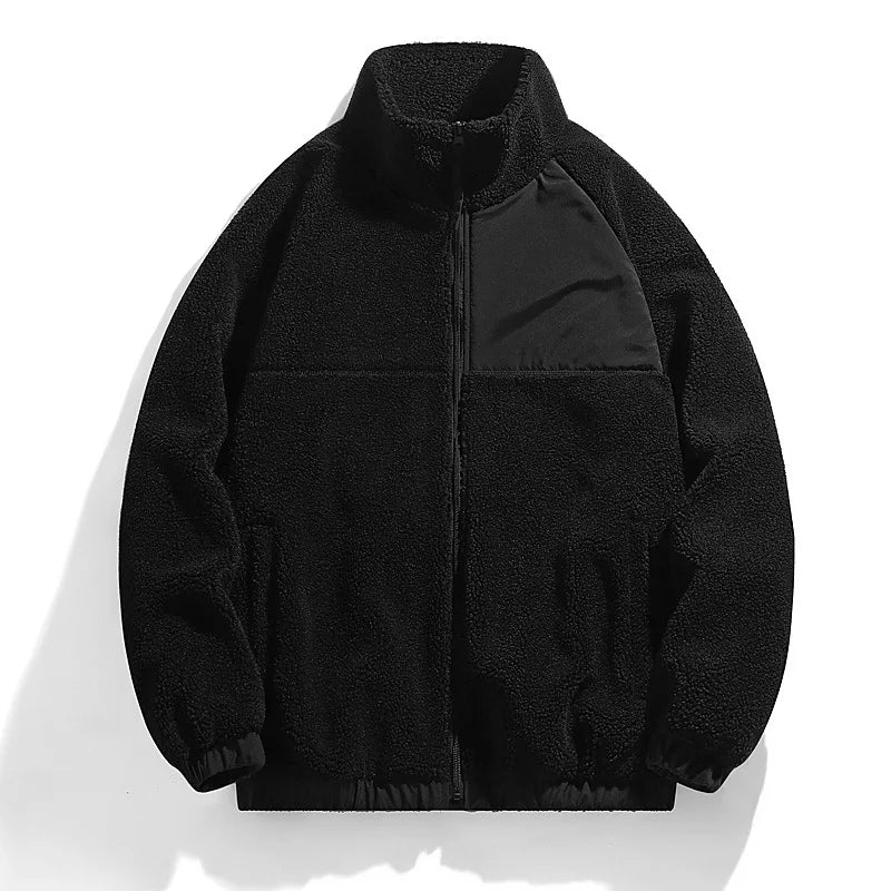 Warm Fleece Zip Up Mens Jacket